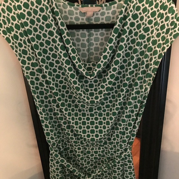 Banana Republic Green and white lattice dress - Picture 3 of 6